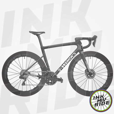 2024 S-WORKS SL8 TARMAC x ZIPP 454 NSW DECAL KIT