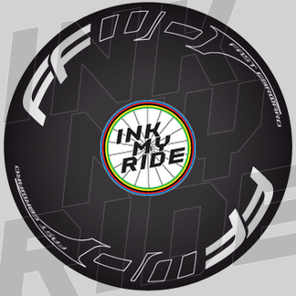 FAST FORWARD FFWD DISC OUTLINE WHEEL DECALS KIT