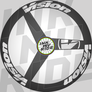 VISION METRON 3 SPOKE DISC DECALS KIT