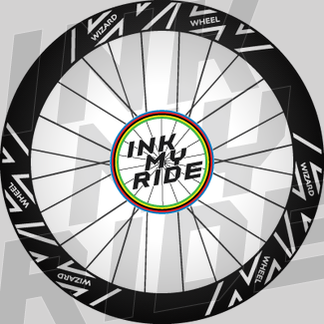 WIZARD WHEEL 60mm DISC DECALS KIT
